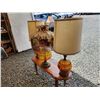 Image 3 : 688 - Mid Century Modern Amber Glass Lamps