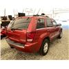 Image 15 : A12B -- 2005 JEEP GRAND CHEROKEE RED 324307 KMS