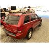Image 16 : A12B -- 2005 JEEP GRAND CHEROKEE RED 324307 KMS