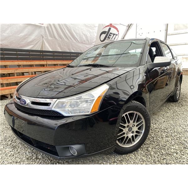 A12U -- 2012 Ford Focus Black 196761 KMS