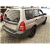 Image 15 : A12V -- 2005 SUBARU FORESTER SILVER 241042 KMS