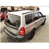Image 16 : A12V -- 2005 SUBARU FORESTER SILVER 241042 KMS