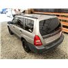 Image 22 : A12V -- 2005 SUBARU FORESTER SILVER 241042 KMS