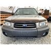 Image 5 : A12V -- 2005 SUBARU FORESTER SILVER 241042 KMS