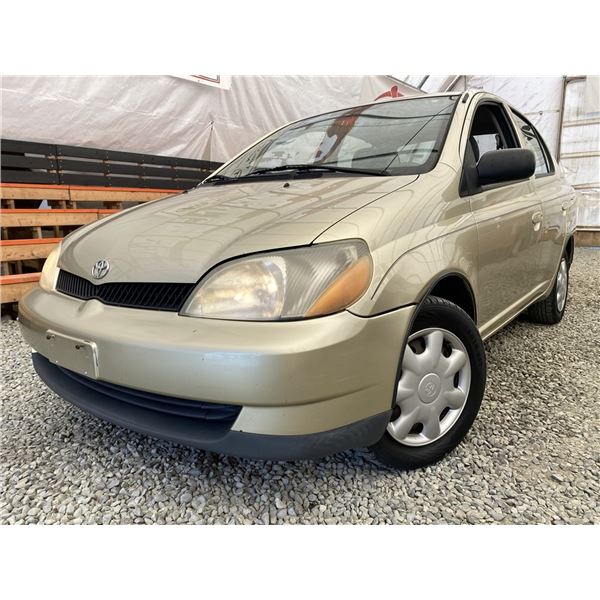 A12Z -- 2000 TOYOTA ECHO BEIGE 181561 KMS