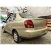 Image 20 : A12Z -- 2000 TOYOTA ECHO BEIGE 181561 KMS