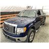 Image 4 : C6R -- 2010 FORD F150 XTR DARK BLUE 276932 KMS