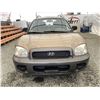 Image 6 : A12C --  2002 HYUNDAI SANTA FE GL GOLD 213088 KMS