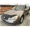 Image 3 : A12J --  2004 NISSAN ALTIMA S BROWN 227,171 KMS