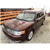 Image 3 : A7 --  2009 FORD FLEX RED 224616 KMS