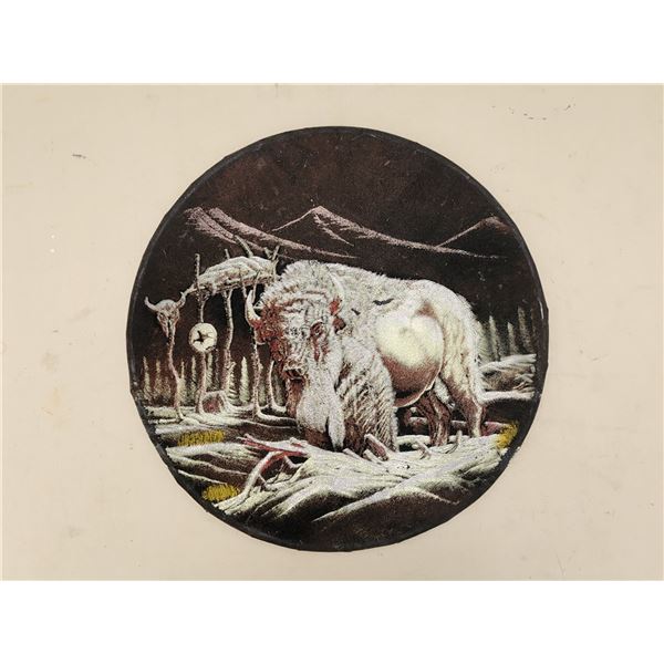 BUFFALO AND EAGLE STRETCHED CANVAS AND DREAM CATCHER