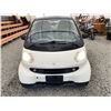 Image 6 : A12P --  2005 MERCEDES SMART CAR WHITE 155431 KMS