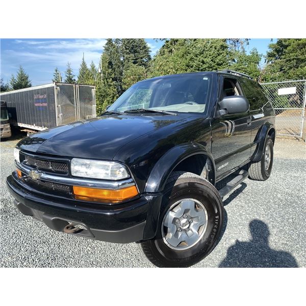 A12Q --  2005 CHEVROLET BLAZER ZR2 BLACK 299228 KMS