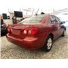 Image 14 : 0T --  2005 TOYOTA COROLLA CE RED 157329 KMS  "NO RESERVE"