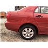 Image 31 : 0T --  2005 TOYOTA COROLLA CE RED 157329 KMS  "NO RESERVE"