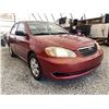 Image 8 : 0T --  2005 TOYOTA COROLLA CE RED 157329 KMS  "NO RESERVE"