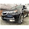 Image 2 : C6R --  2010 ACURA MDX ADVANCE BLACK 255466 KMS