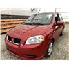 Image 3 : 0Z --  2008 PONTIAC WAVE BURGUNDY  "NO RESERVE"122963 KMS