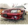 Image 2 : 0ZF --  1988 FORD MUSTANG 5.0 COBRA RED/MAROON 91137 KMS