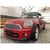 Image 2 : 0ZC --  2013 MINI COOPER "NO RESERVE" RED 123855 KMS