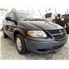 Image 8 : 0O --  2007 DODGE CARAVAN ESTATE, "NO RESERVE"BLACK 82918 KMS