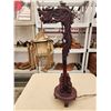 Image 1 : Vintage Carved Dragon Lamp with Matching Table