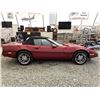 Image 12 : C6F --  1989 CHEVROLET CORVETTE CONVERTIBLE RED 165,536 KMS