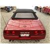 Image 17 : C6F --  1989 CHEVROLET CORVETTE CONVERTIBLE RED 165,536 KMS