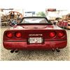 Image 18 : C6F --  1989 CHEVROLET CORVETTE CONVERTIBLE RED 165,536 KMS