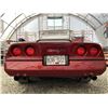 Image 19 : C6F --  1989 CHEVROLET CORVETTE CONVERTIBLE RED 165,536 KMS