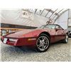 Image 1 : C6F --  1989 CHEVROLET CORVETTE CONVERTIBLE RED 165,536 KMS