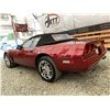 Image 21 : C6F --  1989 CHEVROLET CORVETTE CONVERTIBLE RED 165,536 KMS
