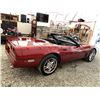 Image 32 : C6F --  1989 CHEVROLET CORVETTE CONVERTIBLE RED 165,536 KMS
