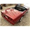 Image 33 : C6F --  1989 CHEVROLET CORVETTE CONVERTIBLE RED 165,536 KMS