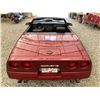 Image 34 : C6F --  1989 CHEVROLET CORVETTE CONVERTIBLE RED 165,536 KMS