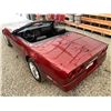 Image 35 : C6F --  1989 CHEVROLET CORVETTE CONVERTIBLE RED 165,536 KMS