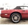 Image 51 : C6F --  1989 CHEVROLET CORVETTE CONVERTIBLE RED 165,536 KMS