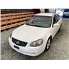 Image 4 : A12ZA --  2005 NISSAN ALTIMA WHITE 265469 KMS