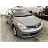 Image 9 : B3 --  2008 NISSAN VERSA GREY 127287 KMS
