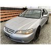 Image 3 : A12ZD --  2002 HONDA ACCORD SILVER 264317 KMS