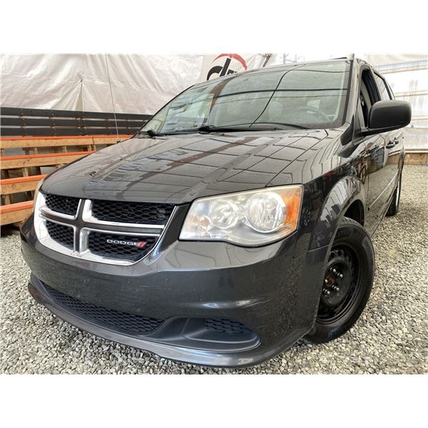 A12U --  2012 DODGE GRAND CARAVAN BLACK 190560 KMS