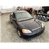 Image 10 : A12I --  2002 HONDA CIVIC BLACK 196818 KMS