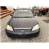 Image 6 : A12I --  2002 HONDA CIVIC BLACK 196818 KMS