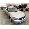 Image 10 : A12W --  2006 NISSAN ALTIMA 2.5 S "NO RESERVE" SILVER 269301 KMS