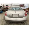 Image 17 : A12W --  2006 NISSAN ALTIMA 2.5 S "NO RESERVE" SILVER 269301 KMS