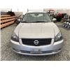 Image 6 : A12W --  2006 NISSAN ALTIMA 2.5 S "NO RESERVE" SILVER 269301 KMS