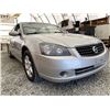 Image 8 : A12W --  2006 NISSAN ALTIMA 2.5 S "NO RESERVE" SILVER 269301 KMS