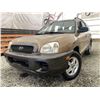 Image 1 : A12C --  2002 HYUNDAI SANTA FE GL "NO RESERVE" GOLD 213088 KMS