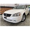 Image 1 : A12N --  2005 NISSAN ALTIMA WHITE 265469 KMS