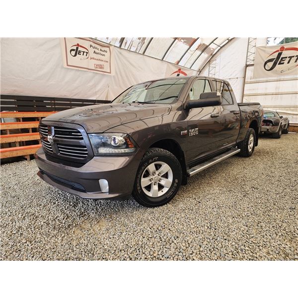 A12A --  2014 RAM 1500 SPORT GREY 331,642 KMS